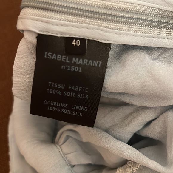 Isabel Marant Light Blue Embroidered Skirt size 40 - Picture 4 of 8